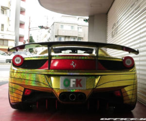 Ferrari 458 Spider Golden Shark