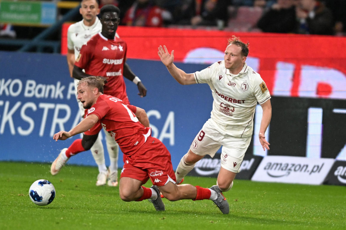 Wisła Kraków - Jagiellonia Białystok; Zdjęcia kibiców i zawodników z meczu 8. kolejki PKO BP Ekstraklasy