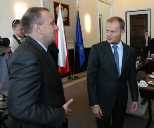 Donald Tusk i Grzegorz Schetyna