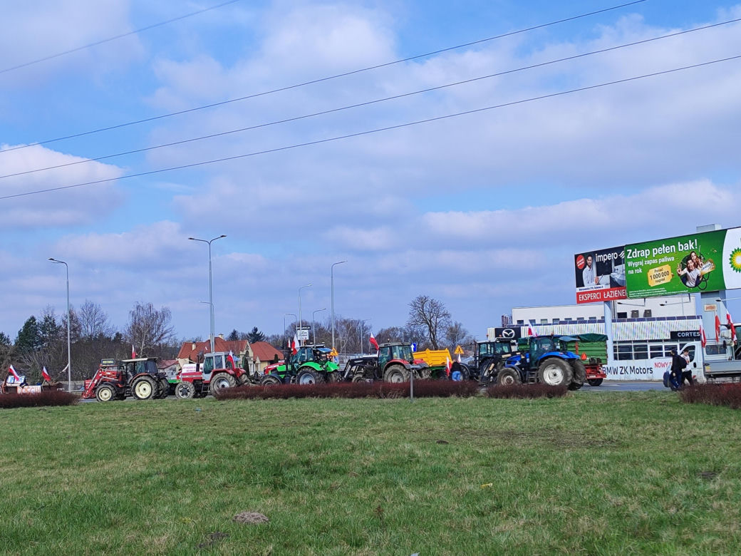 Protest rolników w Radomiu 20 marca