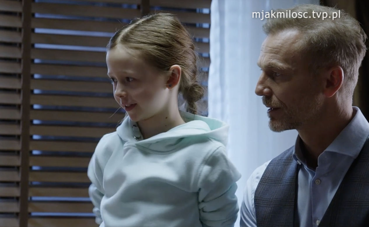 M jak miłość odc. 1730. Nadia (Mira Fareniuk), Andrzej Budzyński (Krystian Wieczorek)