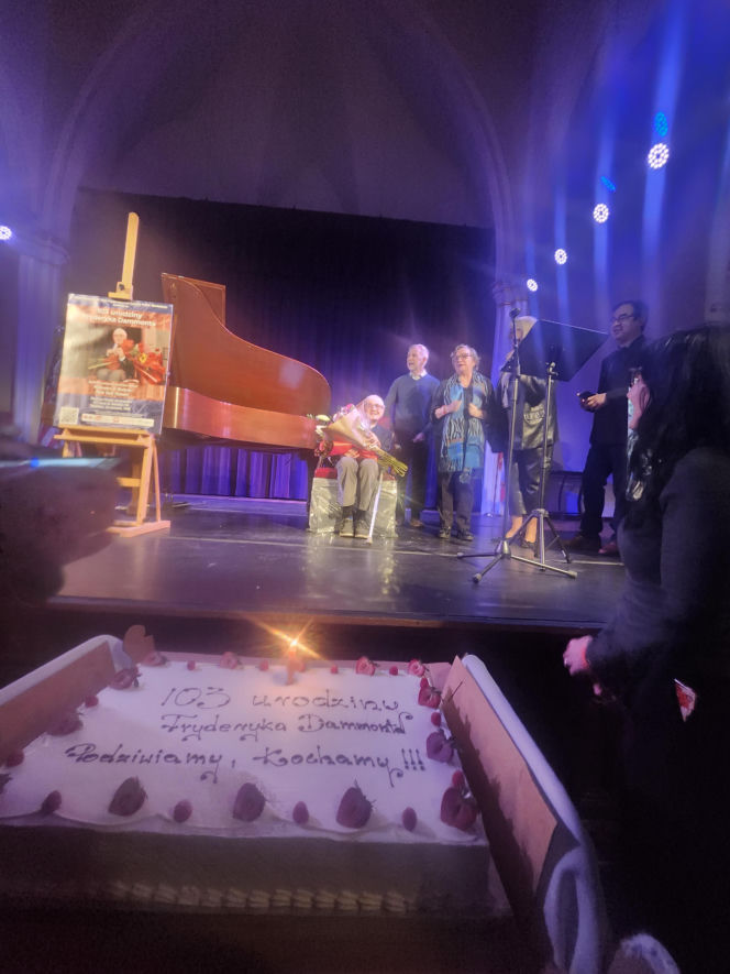 Koncert Makowicz&Medyna na 103. urodziny Fryderyka Dammonta
