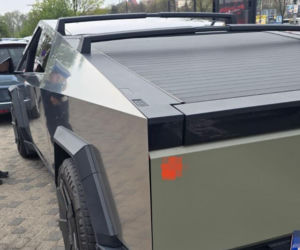 Policja w Lublinie zatrzymała kierowcę Cybertrucka