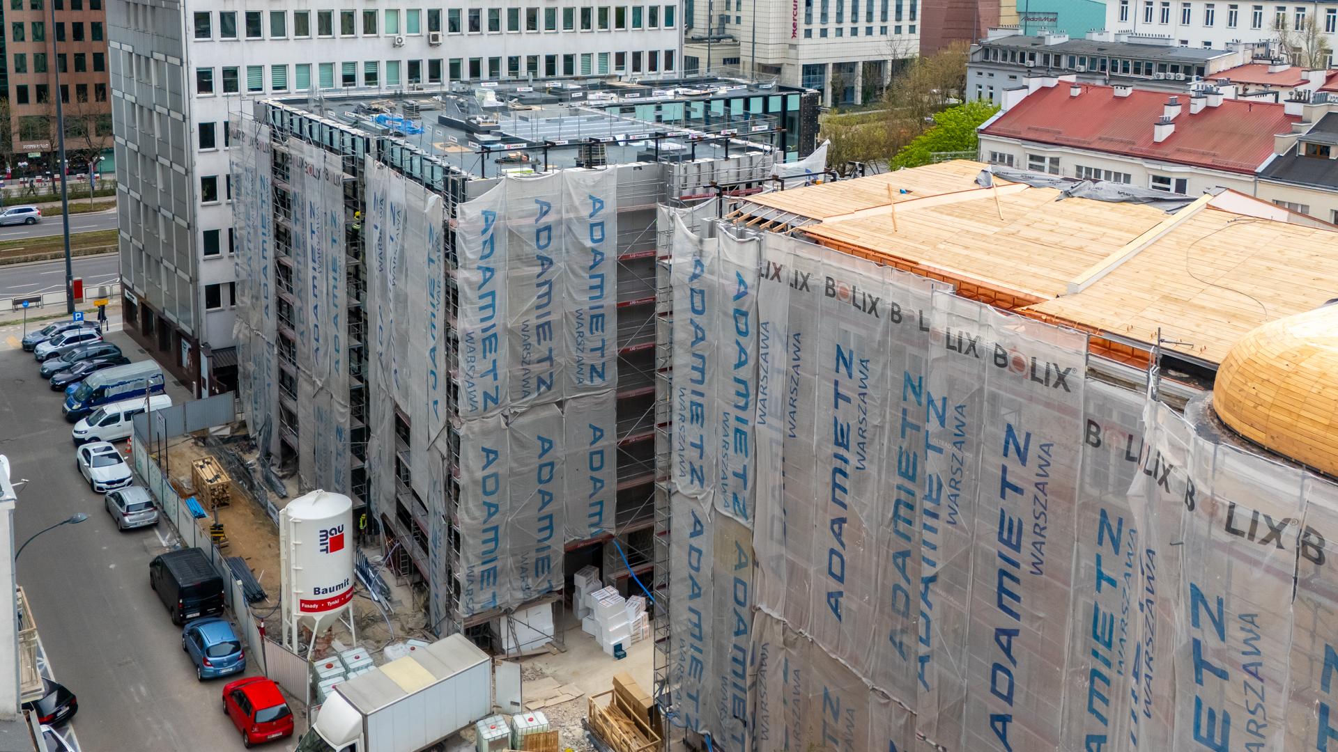 Budowa Muzeum Getta Warszawskiego - kwiecień 2026