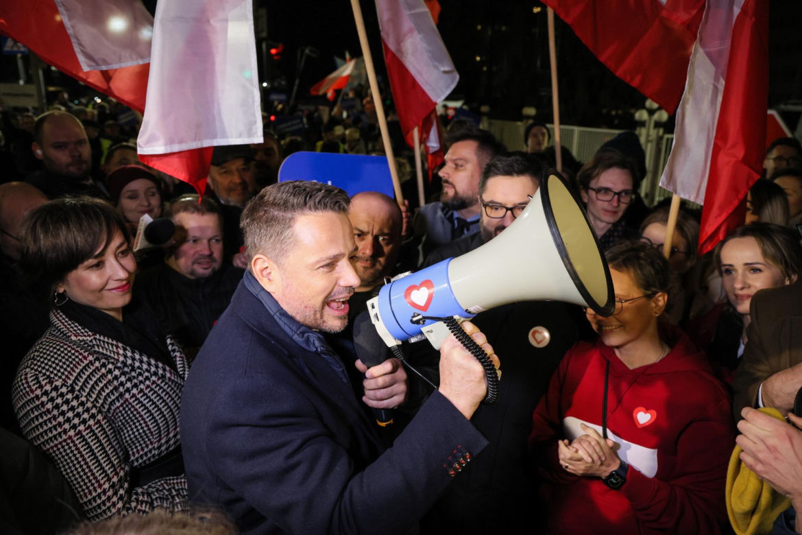 Siedziba TVP przy ul. Woronicza. Przedwyborcza debata kandytatów na prezydenta Warszawy
