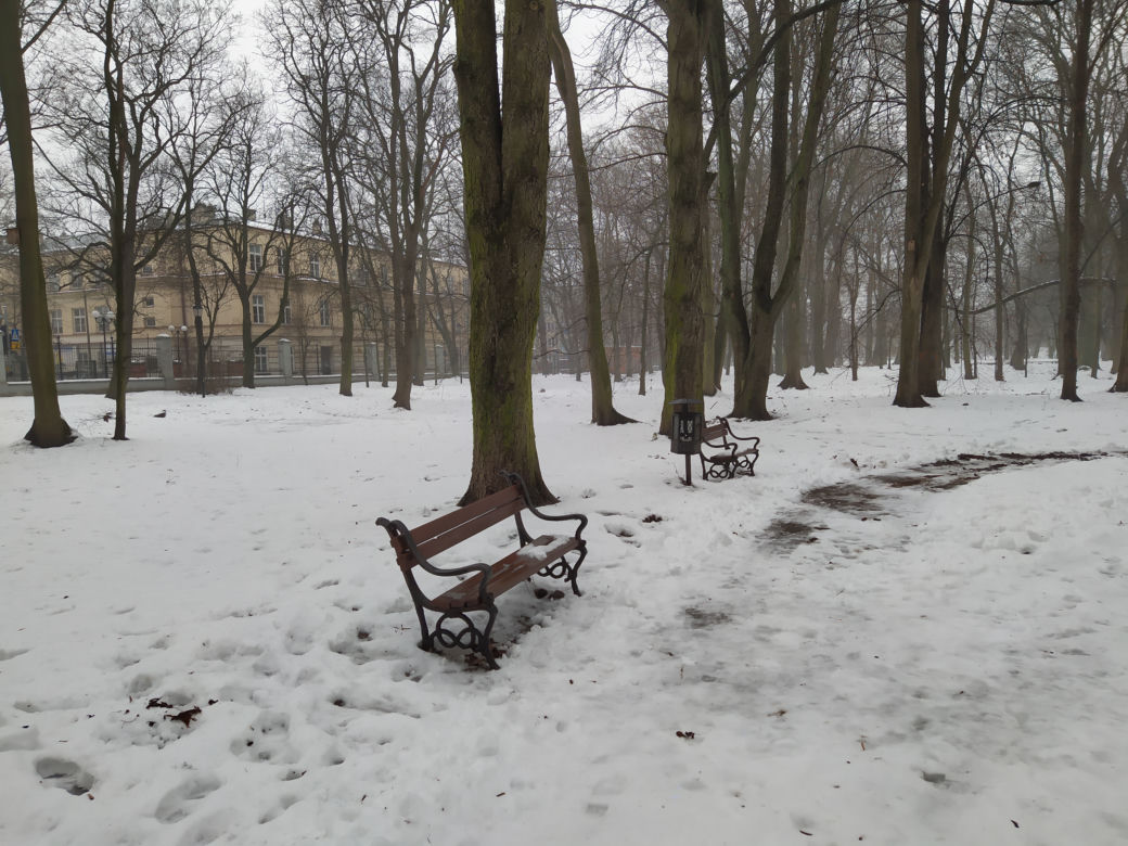 Gdzie mieścił się kiedyś letni teatr? Siedlecki park Aleksandria sto lat temu i w pierwszym tygodniu stycznia 2021: