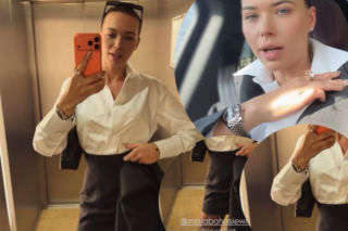 Sandra Kubicka na rozprawie rozwodowej. Jej krótka spódnica i kozaki przyciągnęły uwagę