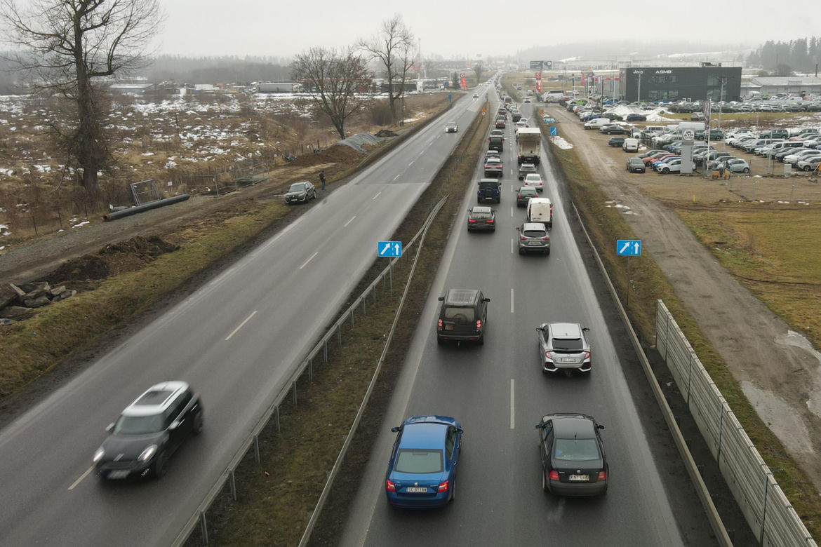 Korki na zakopiance i tłumy w Zakopanem na święta