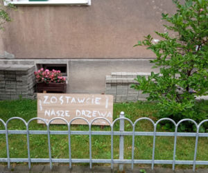 Nowohucianie walczą o ogródki przed blokami