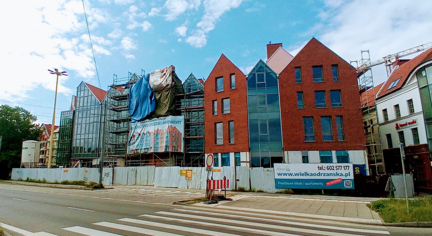 Nowy kwartał kamienic na Podzamczu - maj 2020