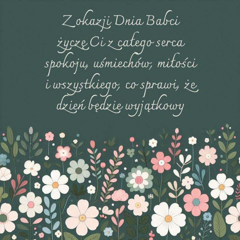 Piękne kartki na Dzień Babci