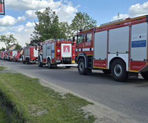 Pożar w powiecie wołomińskim