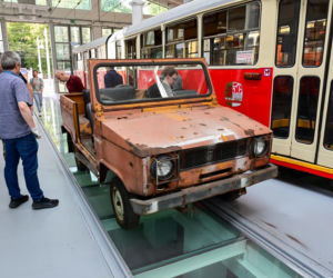 Prototyp terenowego Poloneza w Muzeum Techniki i Komunikacji w Szczecinie