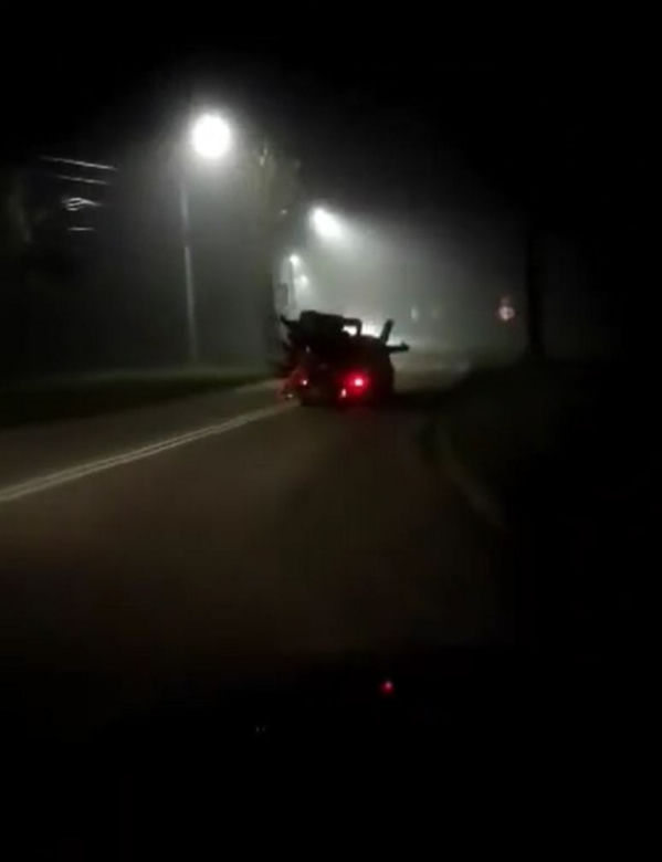 Kierowca cinquecento znów to zrobił