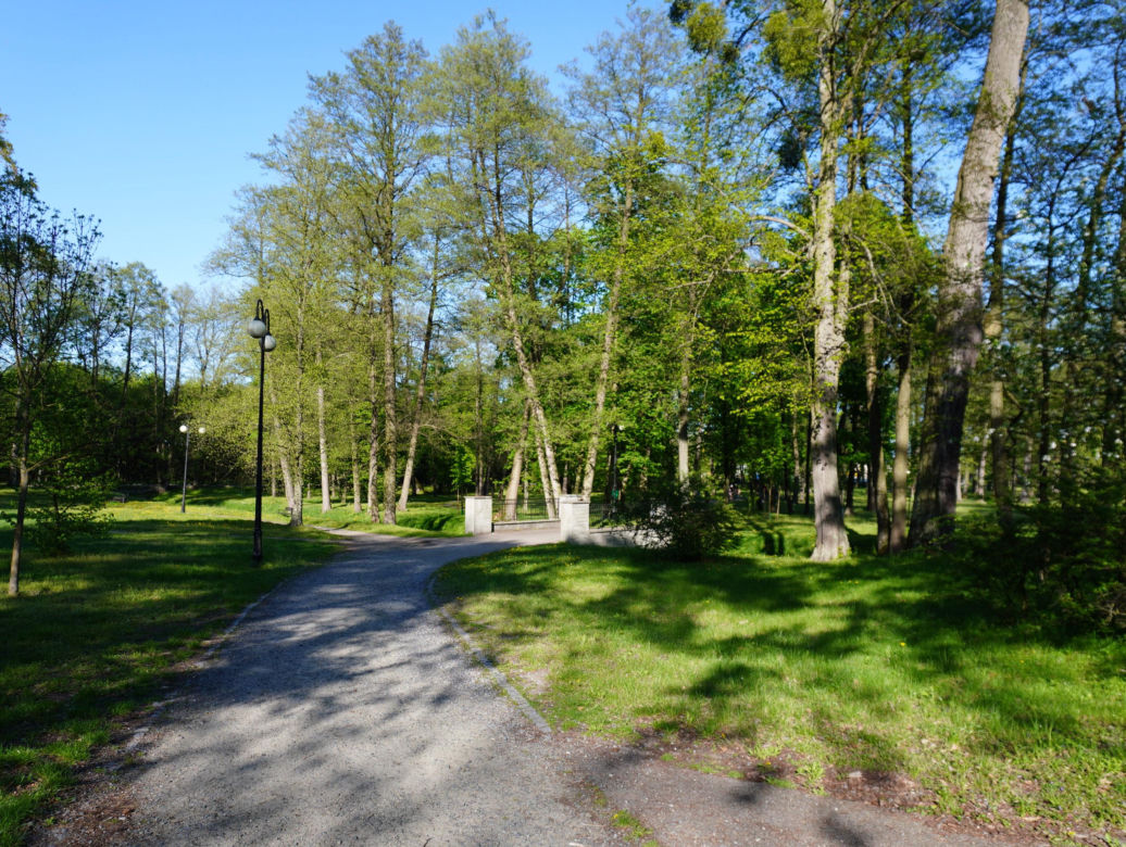 Park miejski w Opolu Lubelskim
