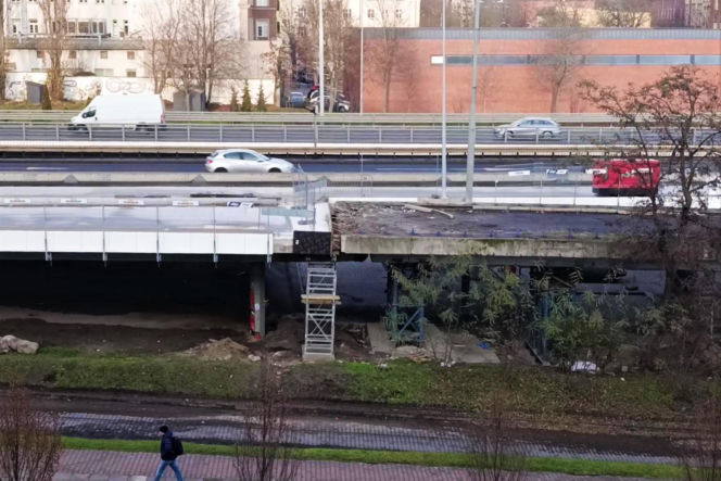 Rozpoczęła się rozbiórka łącznic Trasy Zamkowej