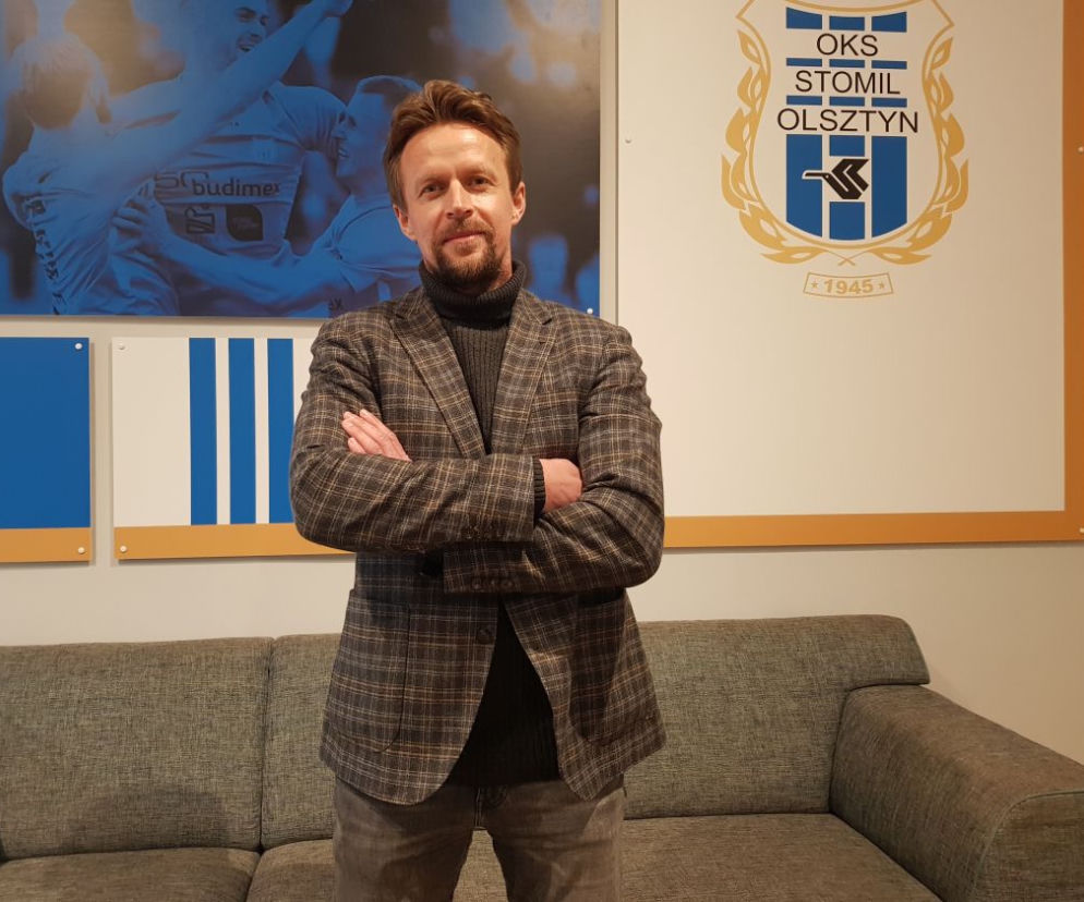 Piotr Jacek trener Stomilu Olsztyn