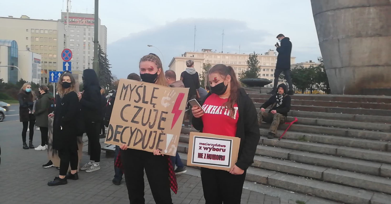 Protest kobiet w Rzeszowie 26 października