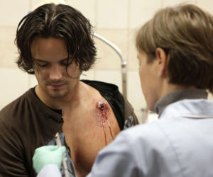 Pierwsza miłość. Paweł Krzyżanowski (Mikołaj Krawczyk), Lena Michalska (Karolina Rosińska) - styczeń 2010 r.