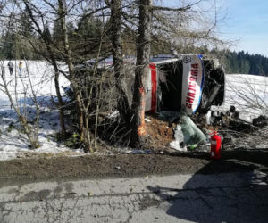 Czyrna. Wypadek karetki pogotowia ratunkowego. Jeden z ratowników był pijany