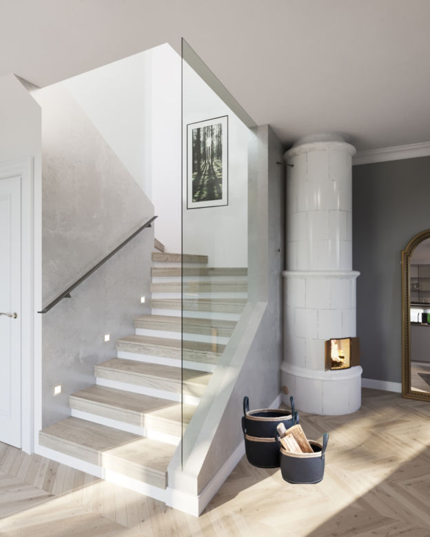 Vintage loft – projekt domu w Warszawie