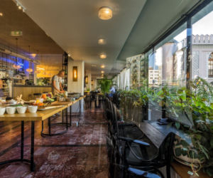 Wnętrze restauracji Cafe Mozaika