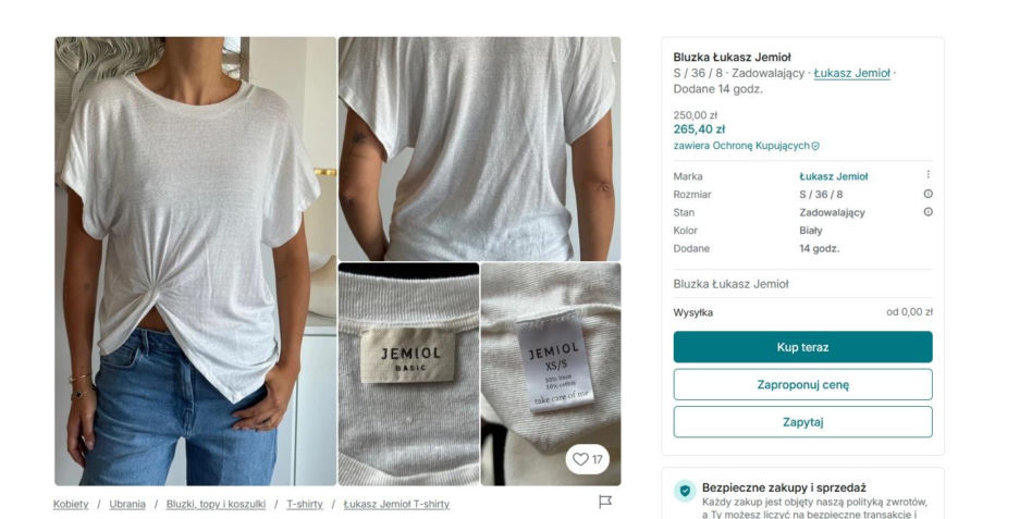 To Sandra Kubicka sprzedaje na Vinted