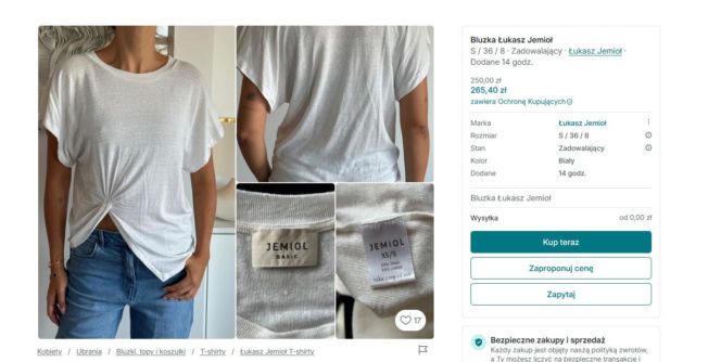 To Sandra Kubicka sprzedaje na Vinted
