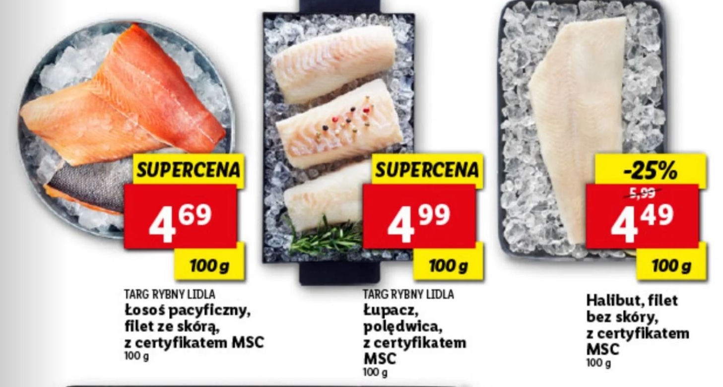 Łosoś za 4, 69 zł