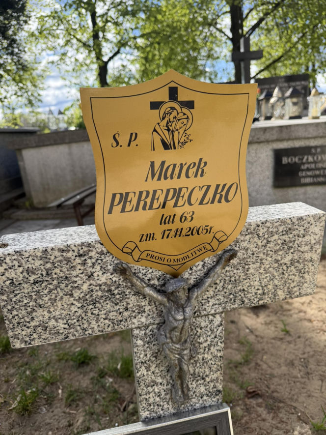 Marek Perepeczko - tak wygląda grób słynnego Janosika