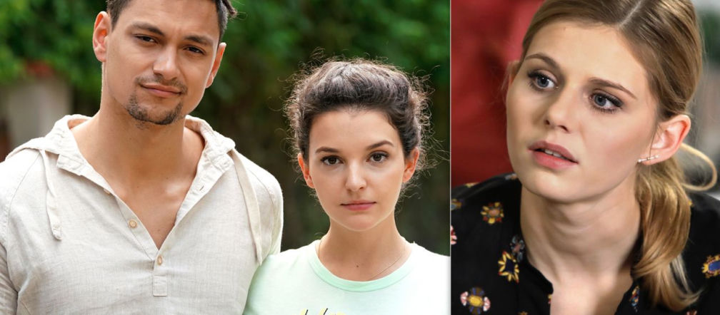 Barwy szczęścia, Iwona (Izabela Zwierzyńska), Jaga (Maria Dębska), Fayad (Amin Bensalem)
