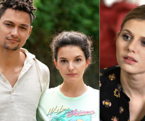Barwy szczęścia, Iwona (Izabela Zwierzyńska), Jaga (Maria Dębska), Fayad (Amin Bensalem)