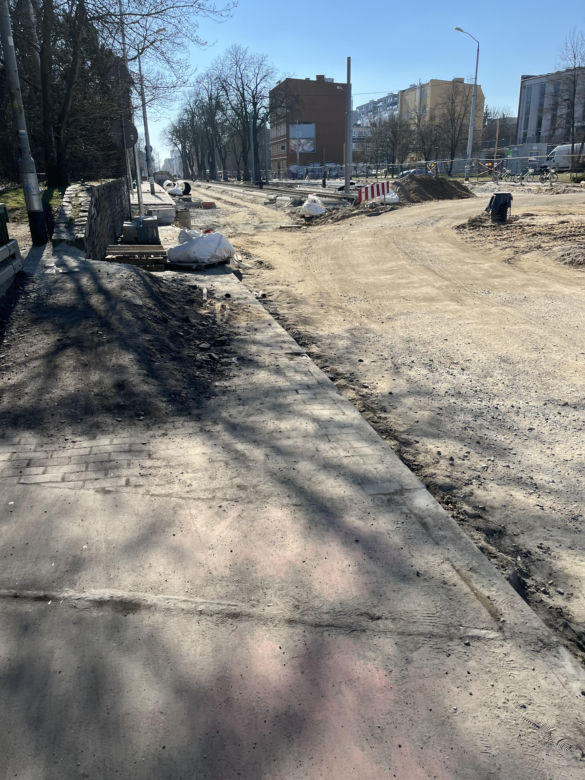 Remont na al. Powstańców Wielkopolskich