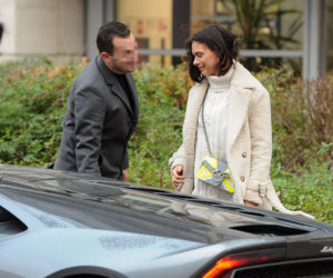 Klaudia Halejcio w drogim Lamborghini