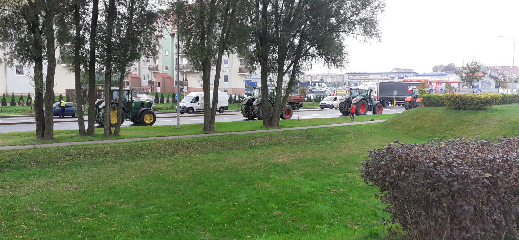Protest rolników w Iławie 21.10.2020