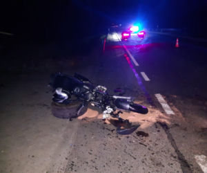 Wypadek motocyklisty w Lisiej Górze