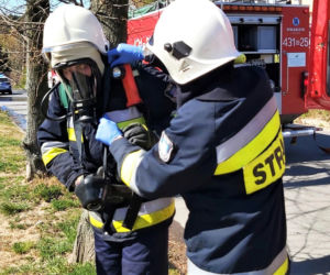 Pożar mieszkania w Gostyninie! Większemu nieszczęściu zapobiegli strażacy! [ZDJĘCIA]
