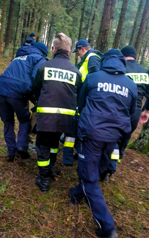 Mońki (woj. podlaskie). Staruszka zamarzała w lesie