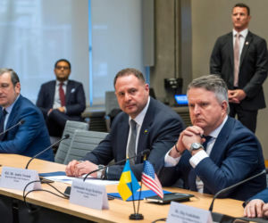 Genewa. Spotkania europejskich liderów ws. wojny w Ukrainie.