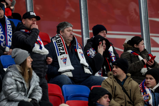 Górnik Zabrze - Pogoń Szczecin: Zdjęcia kibiców z meczu 22. kolejki PKO BP Ekstraklasy