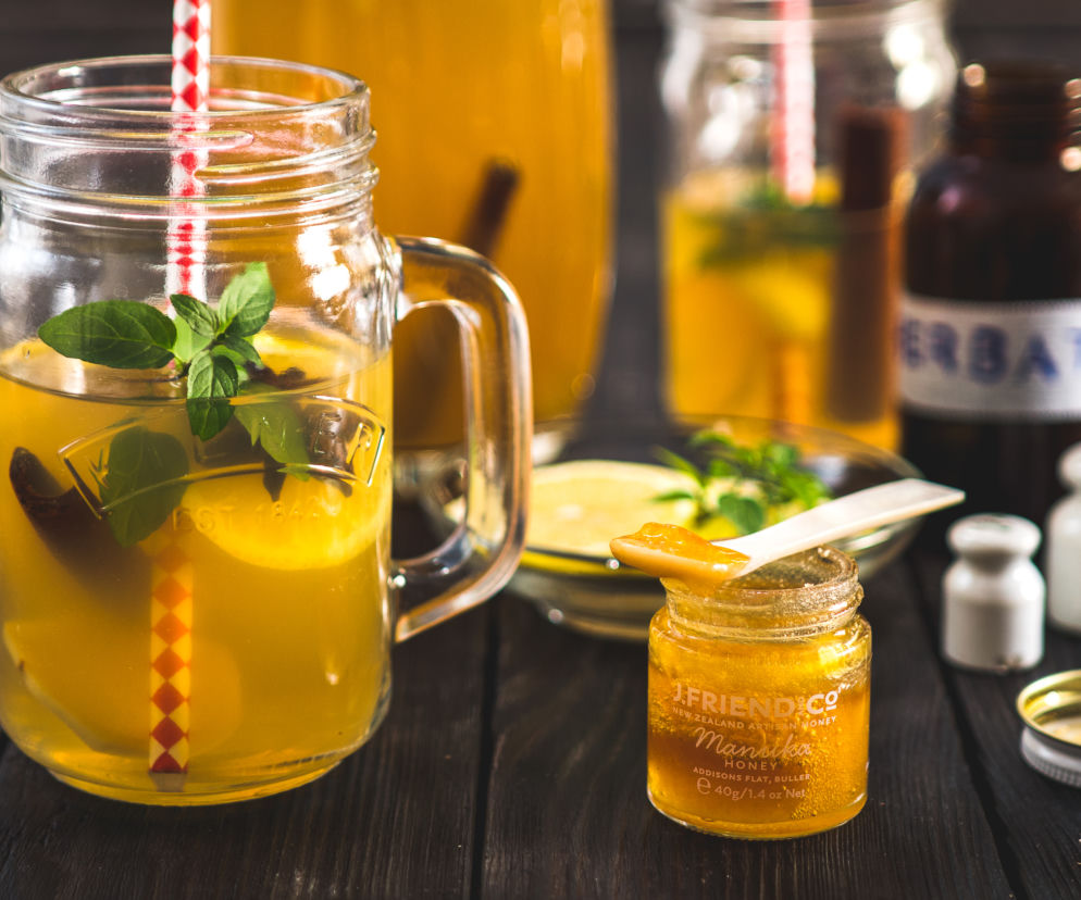 Lemoniada przetrwania z herbaty zielonej i yerba mate