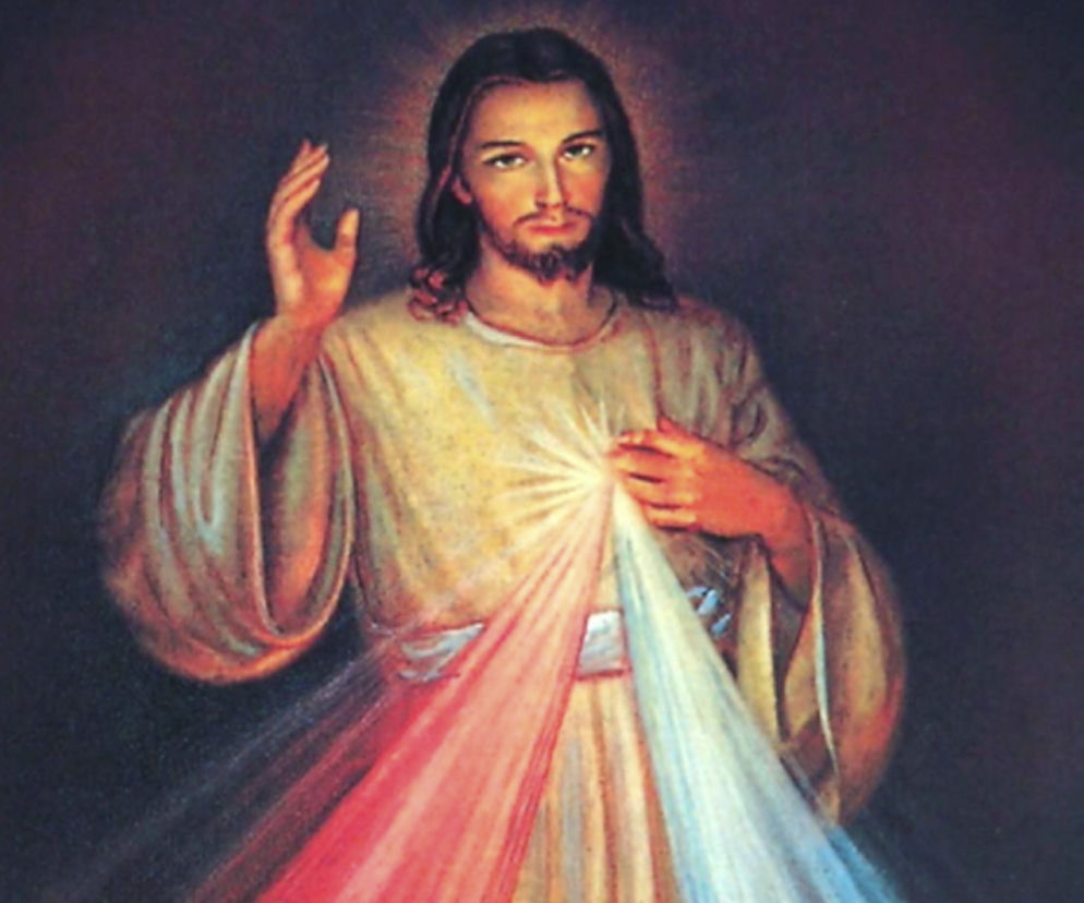 spalony dom Jezus Miłosierny