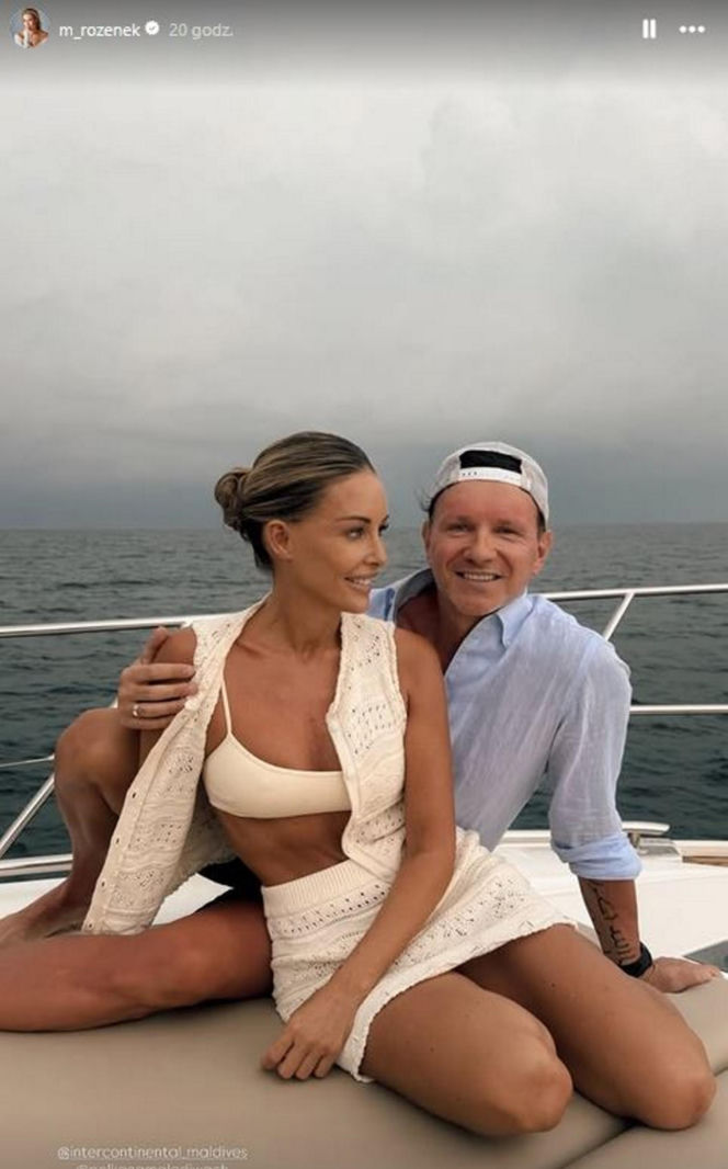 Małgorzata Rozenek i Radosław Majdan nurkują  na Malediwach