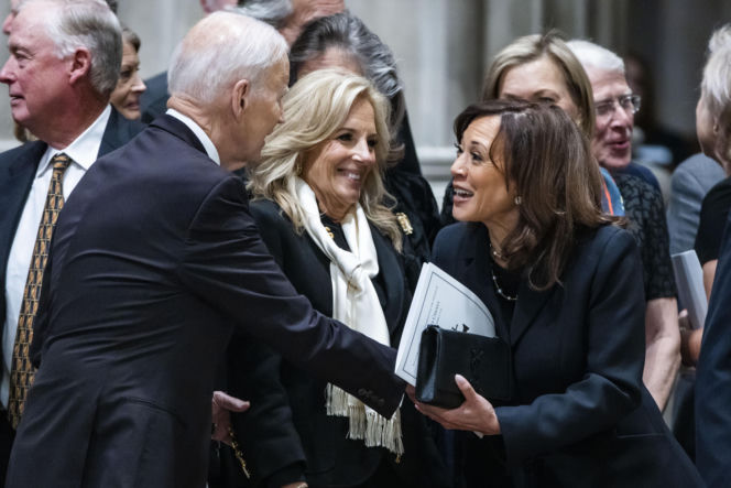 Bush, Biden i Harris wzięli udział w pogrzebie b. wiceprezydenta Dicka Cheneya