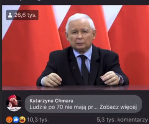 Gwiazdy reagują na przemówienie Kaczyńskiego