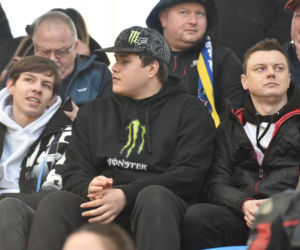 PRES Grupa Deweloperska Toruń - Stelmet Falubaz Zielona Góra, zdjęcia kibiców i zawodników ze sparingu na Motoarenie