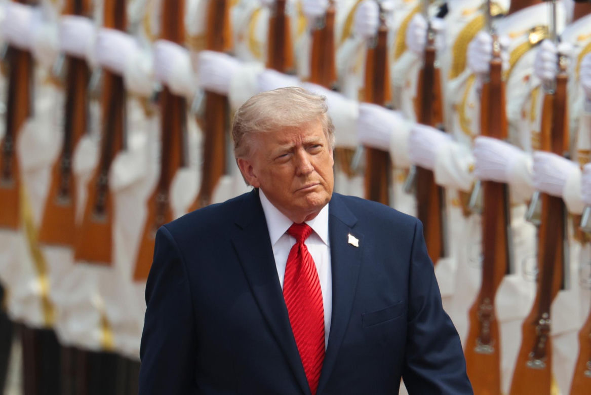 Trump w Chinach! Zobacz spotkanie. "Wielki przywódca, fantastyczna przyszłość"