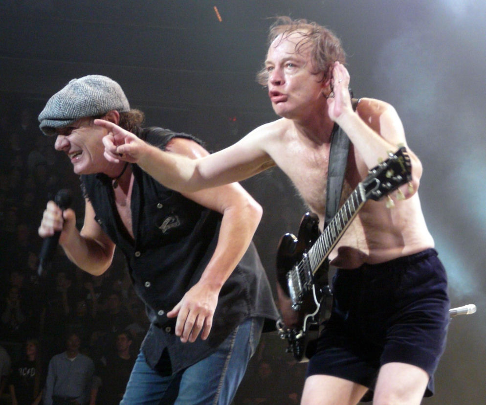 Brian Johnson i Angus Young (AC/DC)