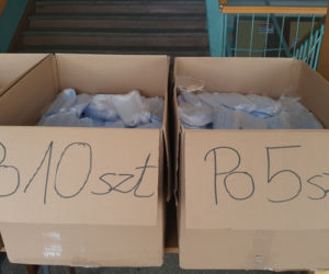 Bydgoszczanie odbierają darmowe maseczki! 
