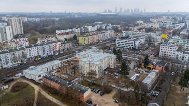 Sinfonia Varsovia w Warszawie podczas budowy